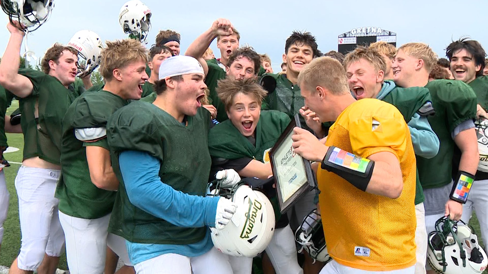 Gretna High Quarterback Maycen Walters Named Athlete of the Week
