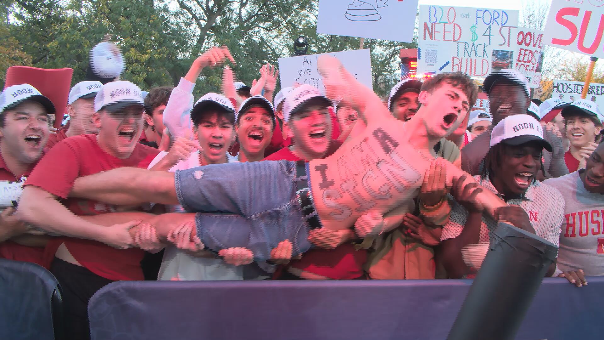 Husker Fans Pack Lincoln for Fox’s Big Noon Kickoff Event