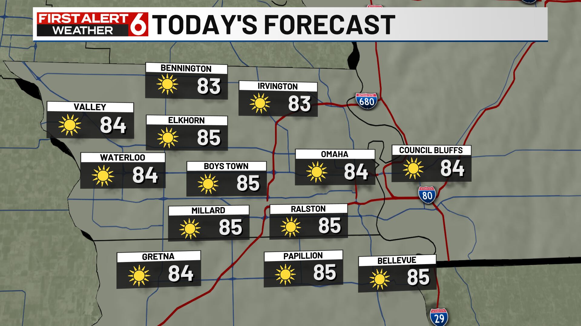 Rusty’s First Alert 6 Forecast: More warm fall air early in October