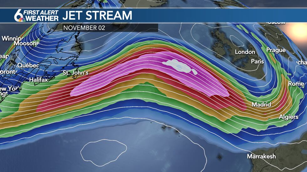 Jet Stream In Flight How the jet stream is expediting flights across the Atlantic