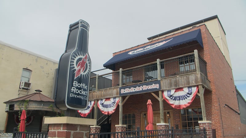 The owners of Bottle Rocket Brewing Co. run this unique business inside a historic building...