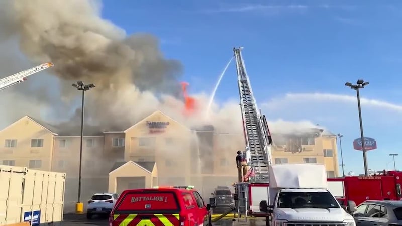 Lincoln Fire and Rescue responded to a fire at the Fairfield by Marriott Inn & Suites in north...