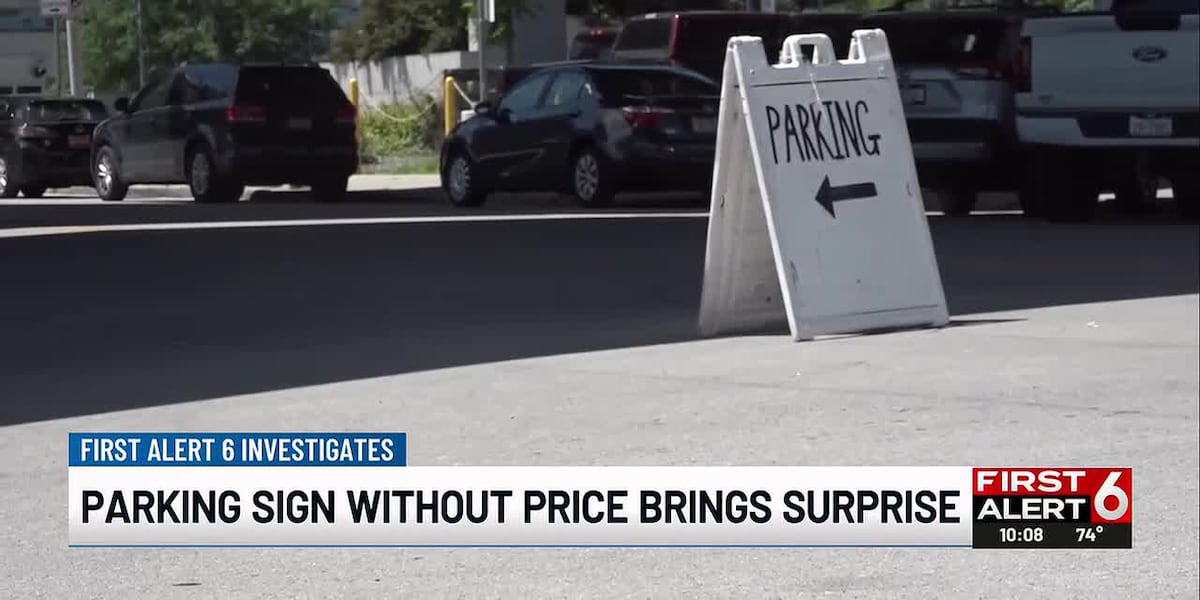 Parking sign without a price brings surprise near Omaha College World Series