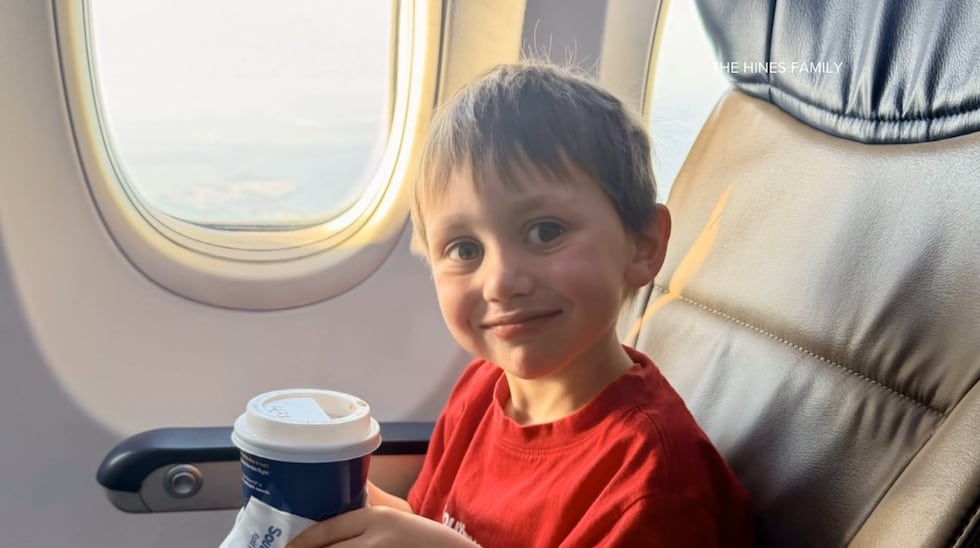 William Hines, 5, spotted a discrepancy in a Southwest Airlines training manual, impressing...