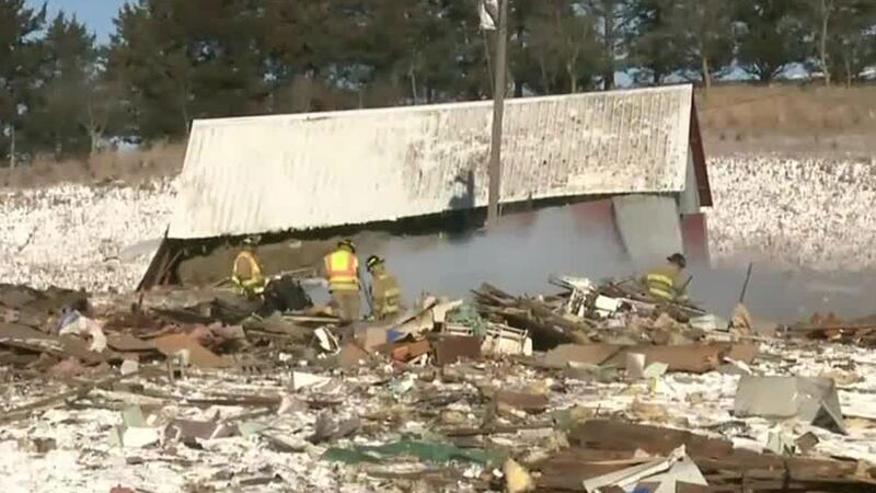 Guy Explodes Man burned, house destroyed by explosion