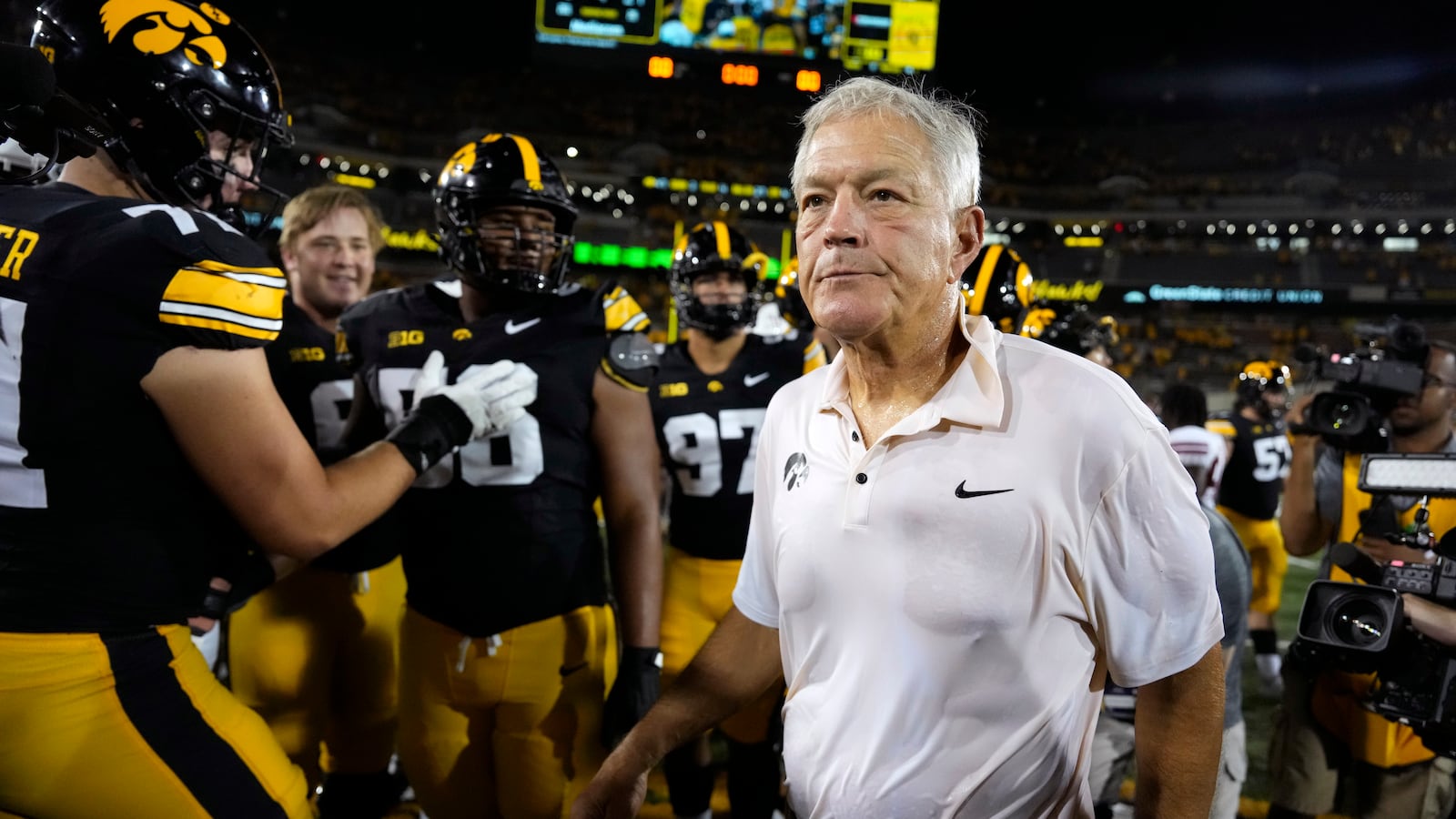 Kirk Ferentz becomes Big Ten’s all-time winningest coach as Iowa