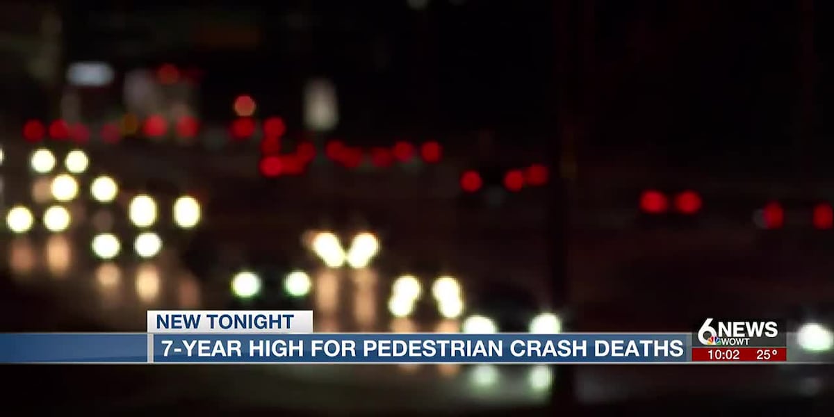 Pedestrian deaths hit 7-year high in Omaha in 2022