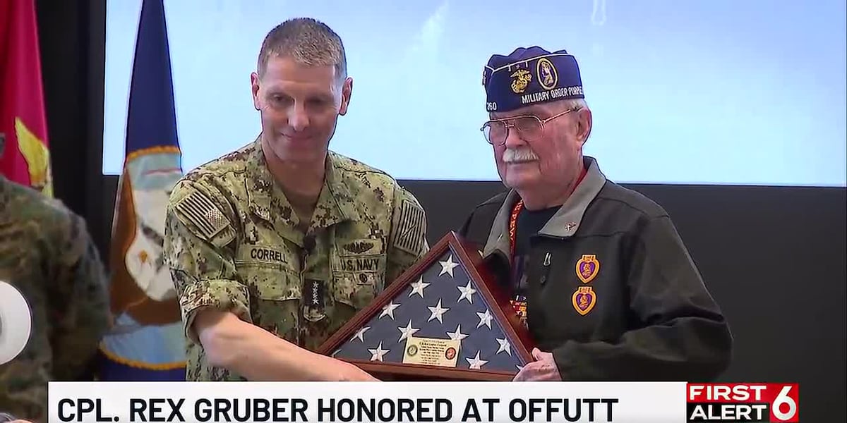 Col Gray Offutt Korean War veteran honored at Offutt Air Force Base ceremony