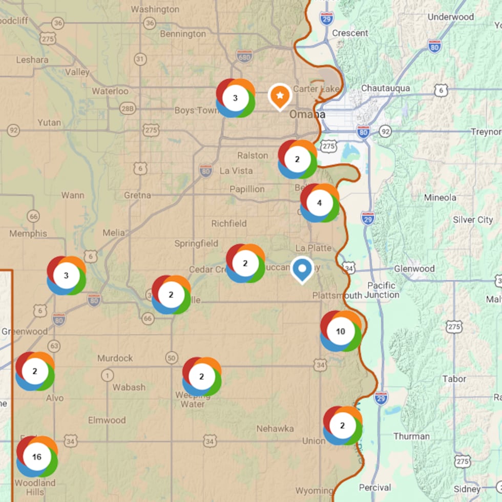 Thousands lose power as severe storms strike eastern Nebraska, western Iowa