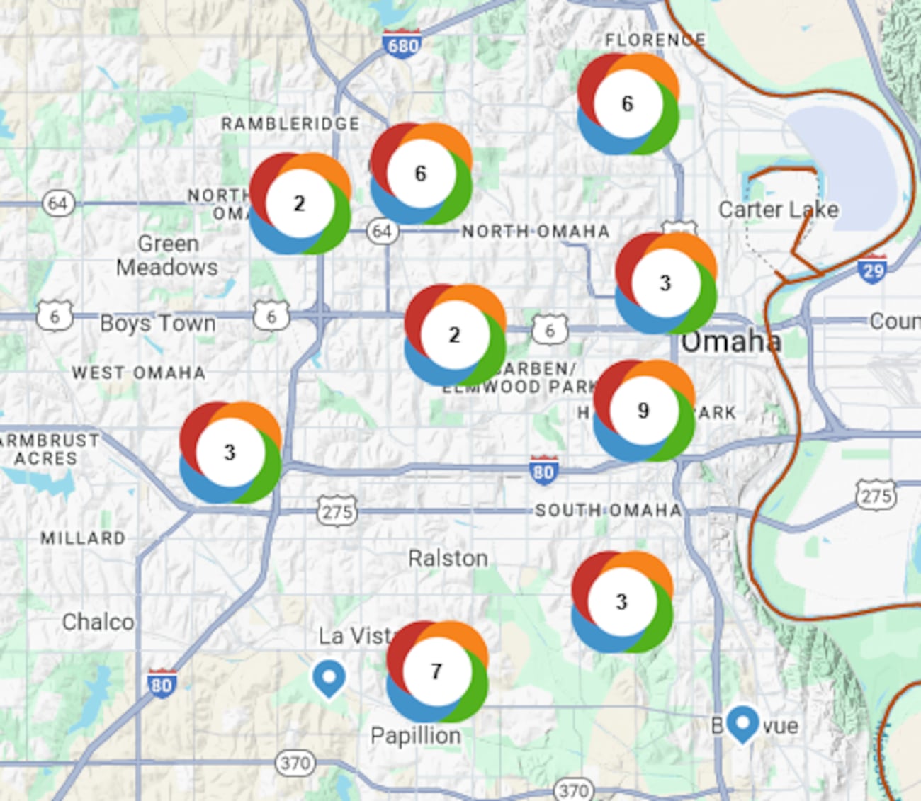 Oppd Inspector Map Morning power outage in Omaha during strong winds