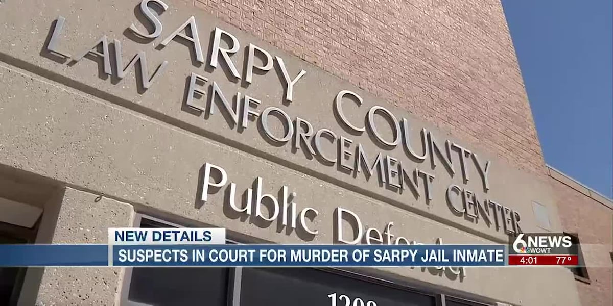 Three charged in Sarpy County inmate s death appear in court Three charged in Sarpy County inmate s death appear in court