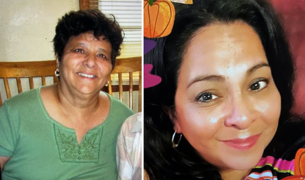 Theresa Toledo, 73, left, and her daughter, Angela Miller, 46, were killed when Toledo's house...