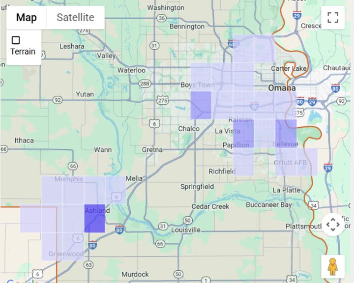 Nppd Map Thousands of OPPD customers experience power outages