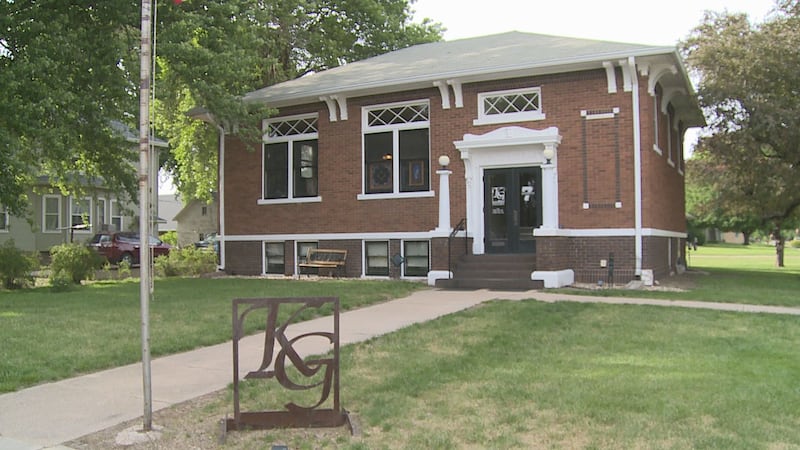 The former Carnegie library in Stromsburg is now Konst Art Gallery, and it features work from...