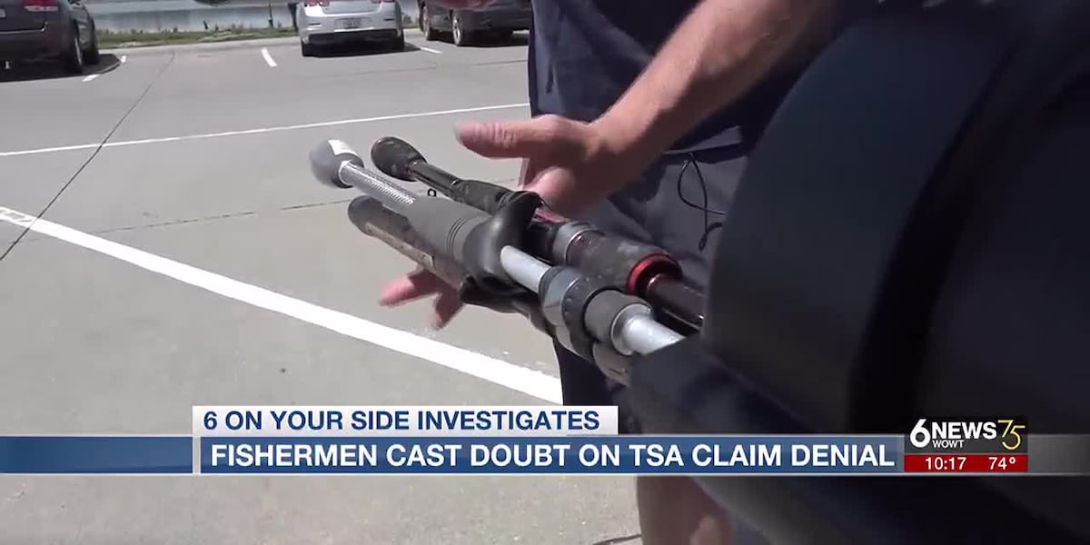 Omaha man says TSA damaged his fishing rods, denied his claim