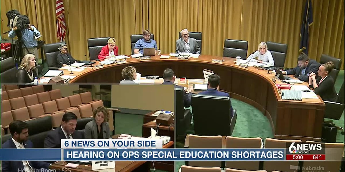 Nebraska lawmakers discuss lack of special education teachers in North