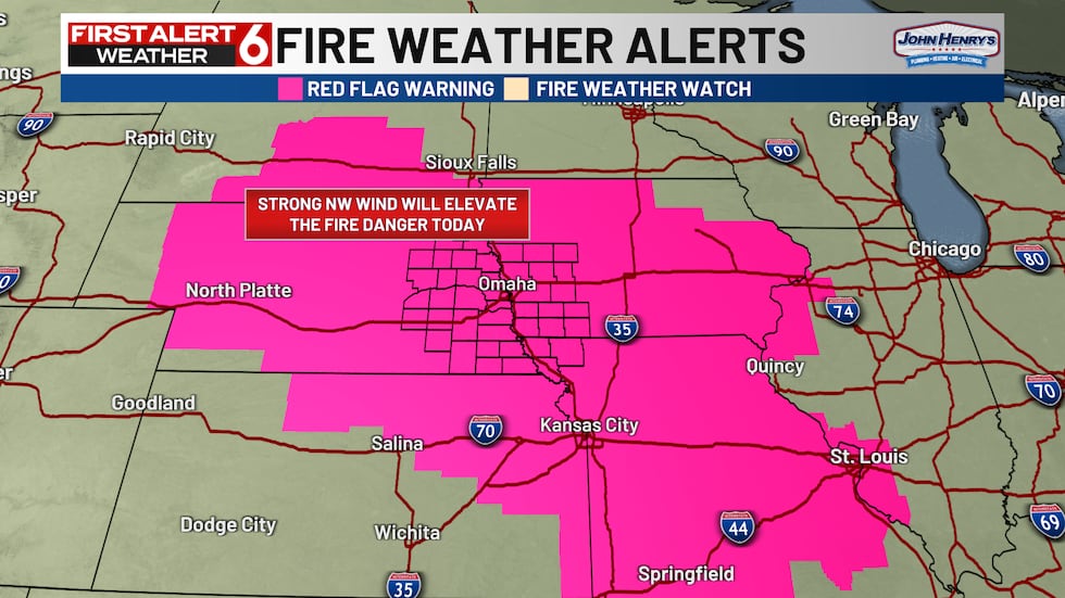 Red Wind Alert Rusty’s First Alert 6 Forecast: Strong wind increases the fire danger ...
