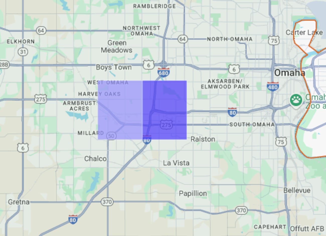 Nppd Map OPPD restores power to over 1,100 in Douglas County