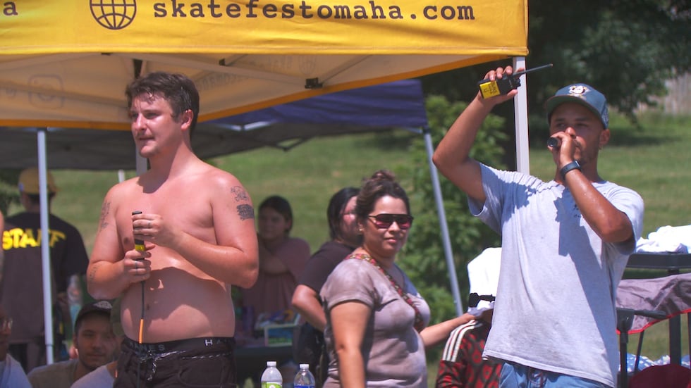 Damon Mitchell (left) and Blake Harris (right) are the organizers for the event.