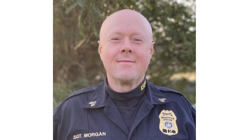 This photo provided by the Bronxville, N.Y., Police Department shows Watson Morgan, a sergeant...