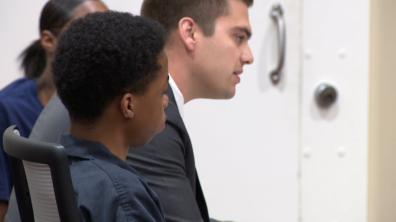Ramone Jefferson makes his first court appearance after the shooting of another student at...