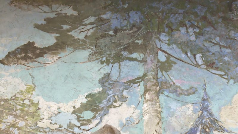 Visitors to Morrill Hall can find the work of a Nebraska artist who painted murals throughout...