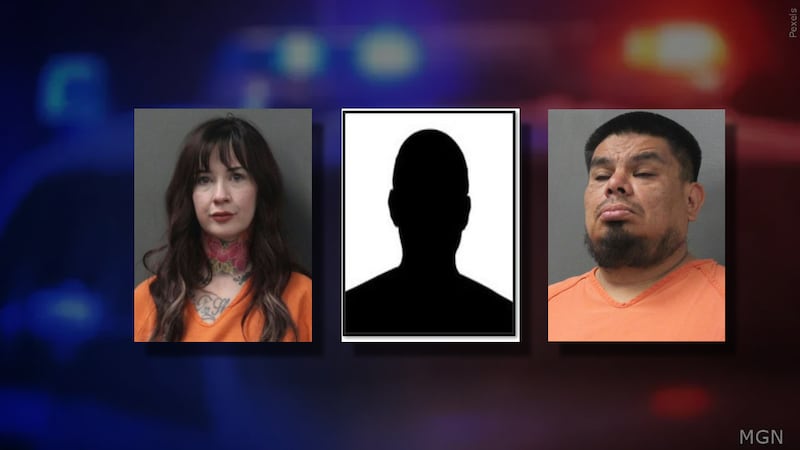 Heidi Moore, 32, of Scottsbluff, Robert Hall of McCook, and Agni Fernandez, 45, of Scottsbluff...