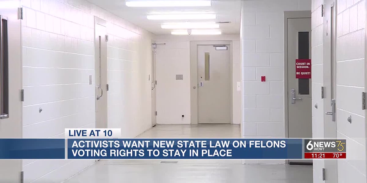 Activists push for state law on felons voting rights