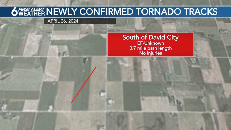 EF-Unknown Tornado South of David City