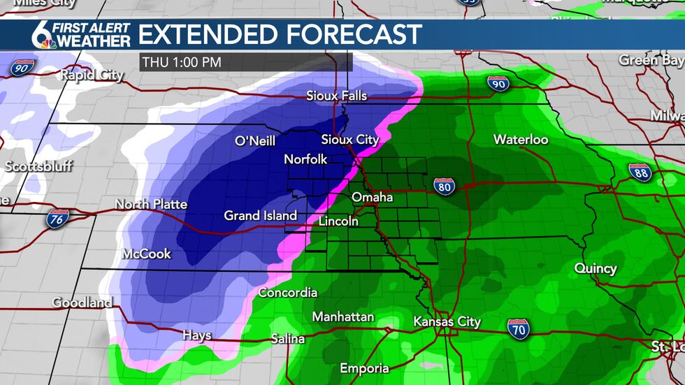 David Weather Map David’s Evening Forecast - Staying cold to start the week