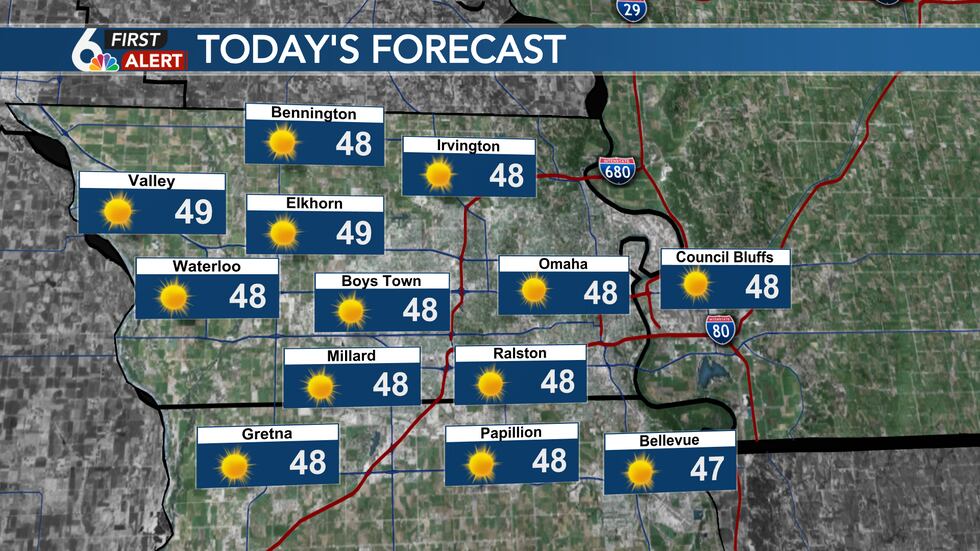 David Weather Map David’s Morning Forecast - Warming trend begins today