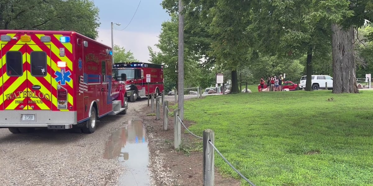 Douglas County Authorities conduct rescue of tubers in Elkhorn River after storms
