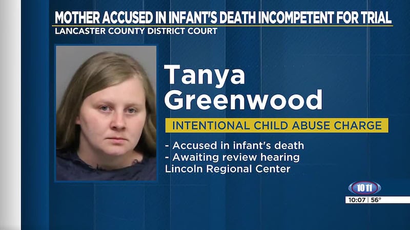Mother accused in death of Lincoln infant found not competent for trial