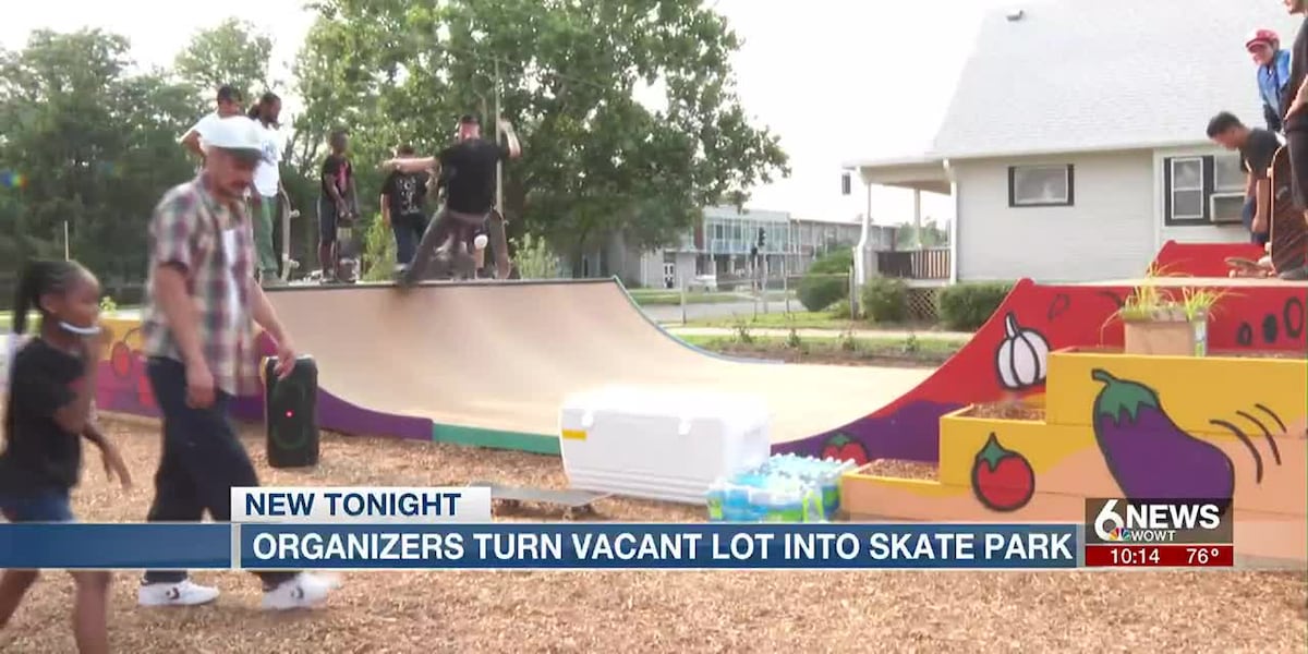 Omaha Ramp North Omaha vacant lot turned into skate ramp project