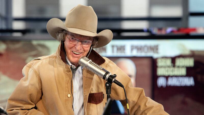 Radio personality Don Imus interviews Sen. John McCain, R-Ariz., by telephone during his debut...
