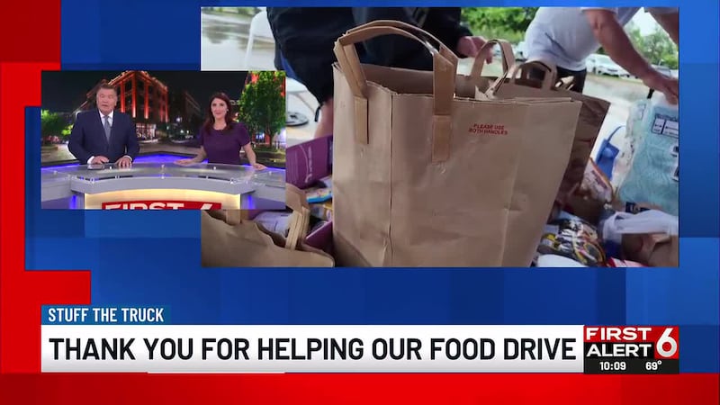 Thank you for helping our food drive