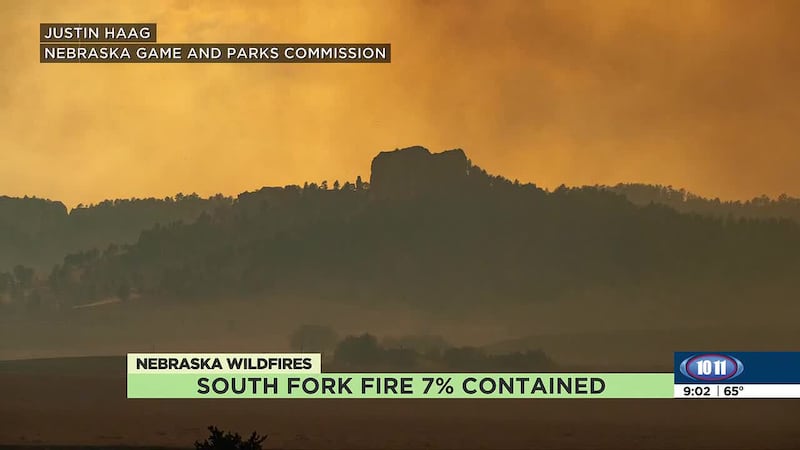 Crews continued battling the wildfire in the Nebraska Panhandle on Friday, focusing efforts on...