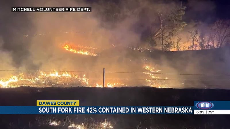 The Nebraska Emergency Management issued new evacuation due to the South Fork Fire on Saturday.