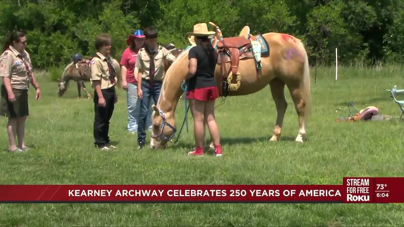 Residents enjoyed train rides, pony rides and live music at the historical landmark