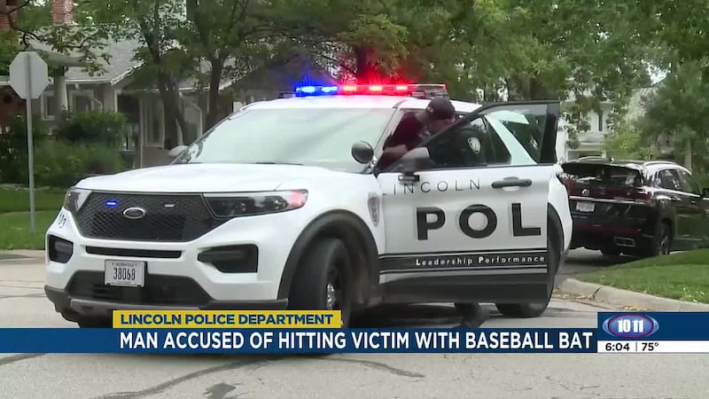 The Lincoln Police Department said a man was arrested after a reported assault with a baseball...