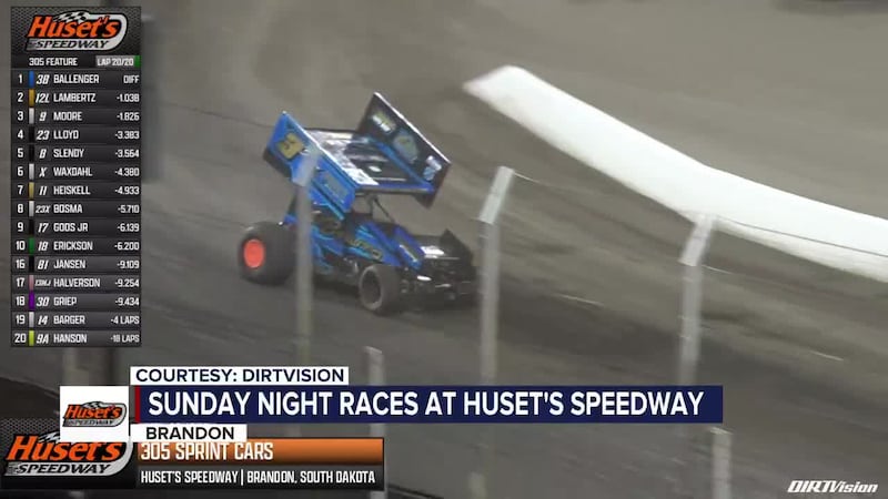 Ballenger picks up 49th family victory at Huset's Speedway Sunday night