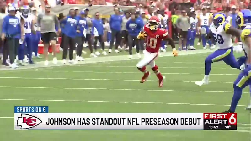 Andy Reid spoke highly of former Nebraska All-American RB Emmett Johnson.