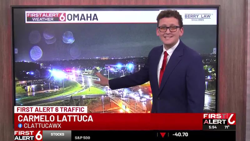 Wet roads are expected to cause the biggest commute impacts for Omaha-area drivers Tuesday...