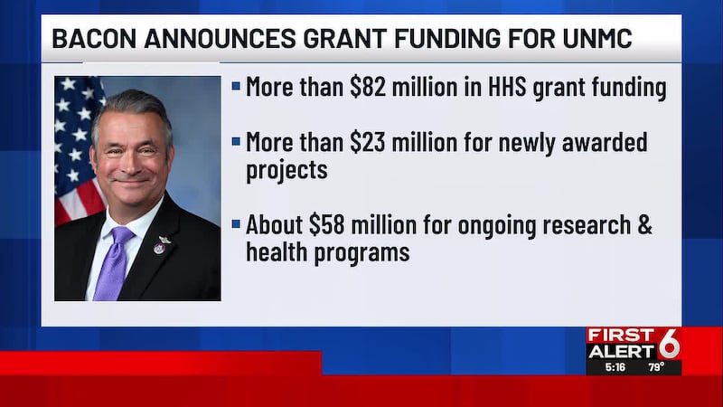 UNMC is getting nearly $82.5 million across about 151 grants and other funding allotments from...