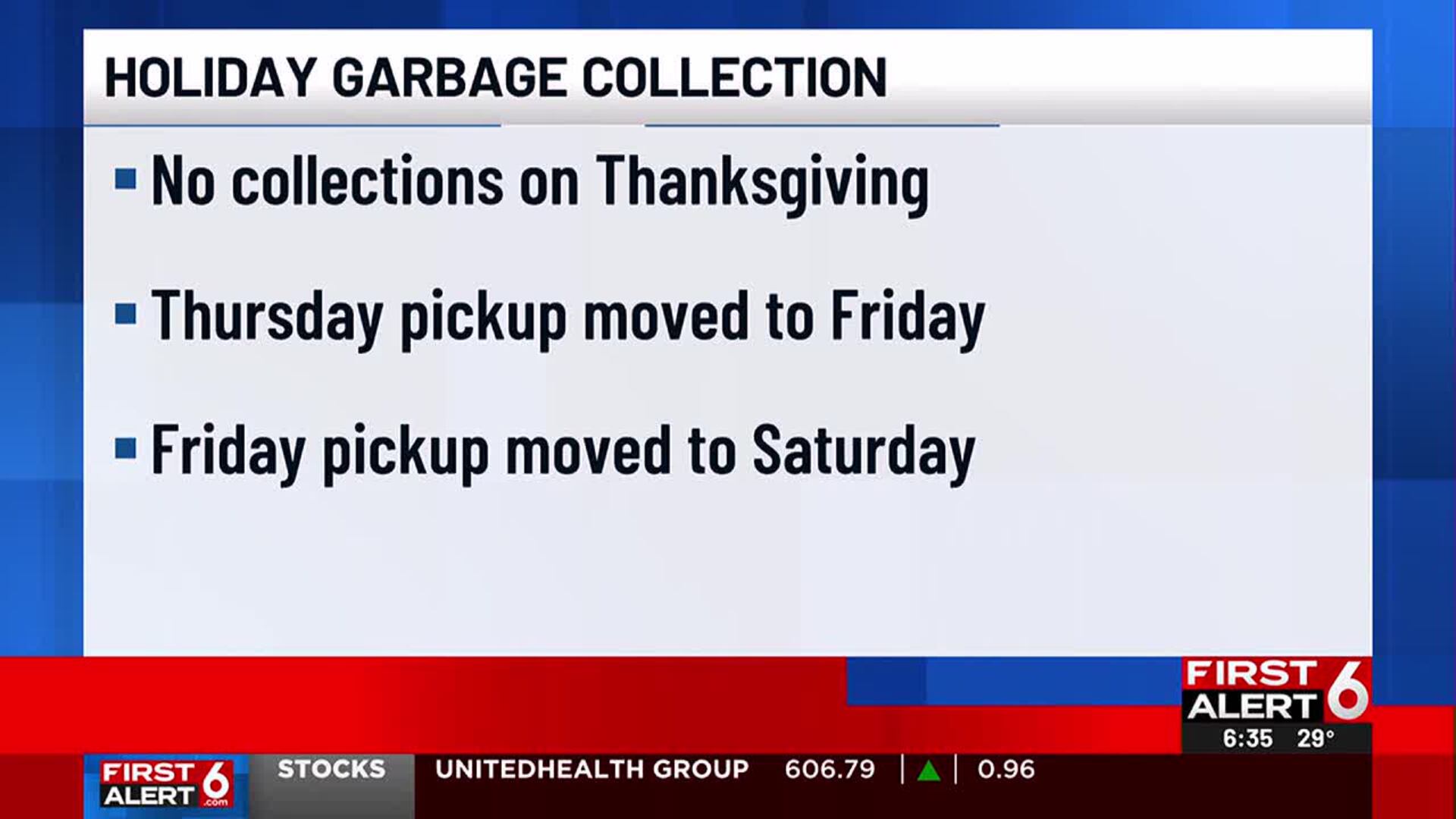 Omaha officials release Thanksgiving trash collection schedule omaha-officials-release-thanksgiving-trash-collection-schedule